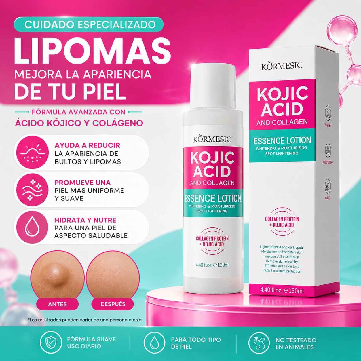 Kojic Acid | Recupera la confianza en tu piel.