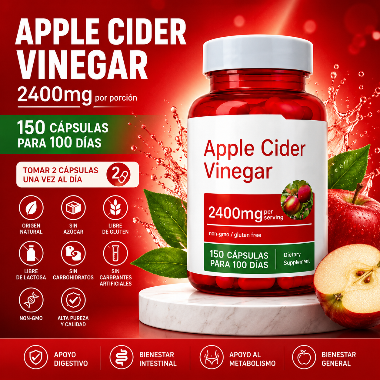 VINAGRE DE MANZANA | EL CUIDADO COMIENZA DESDE ADENTRO