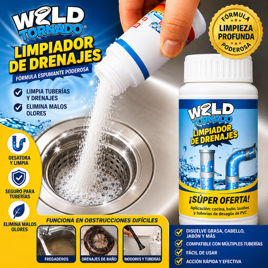 Wild Tornado | Mantén tus drenajes en óptimas condiciones