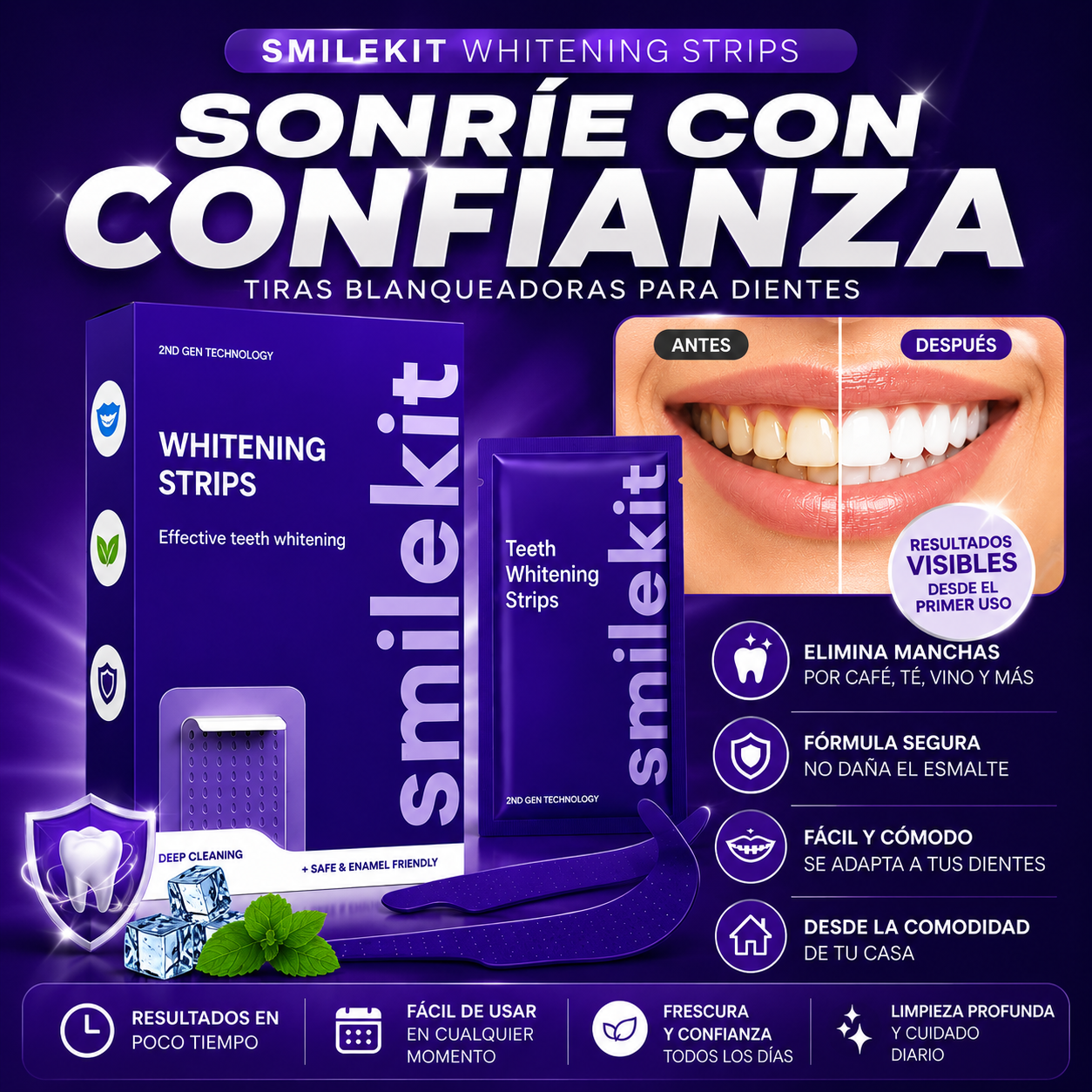 Smile Kit |Recupera la confianza al sonreír todos los días.